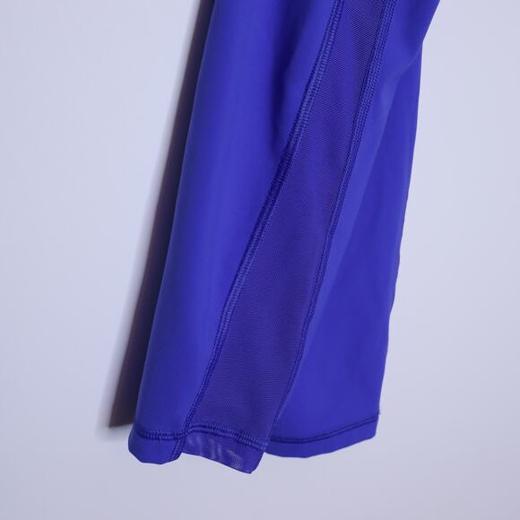 LULULEMON Train Times 7/8 Pant 25" Blazer Blue Mesh Training Active Women's 2 - Picture 5 of 9